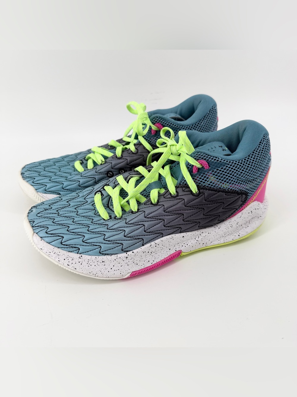 Under Armour HOVR Havoc 5 Clone Women’s Size 9 Basketball Shoes Men’s 7.5 Aqua
